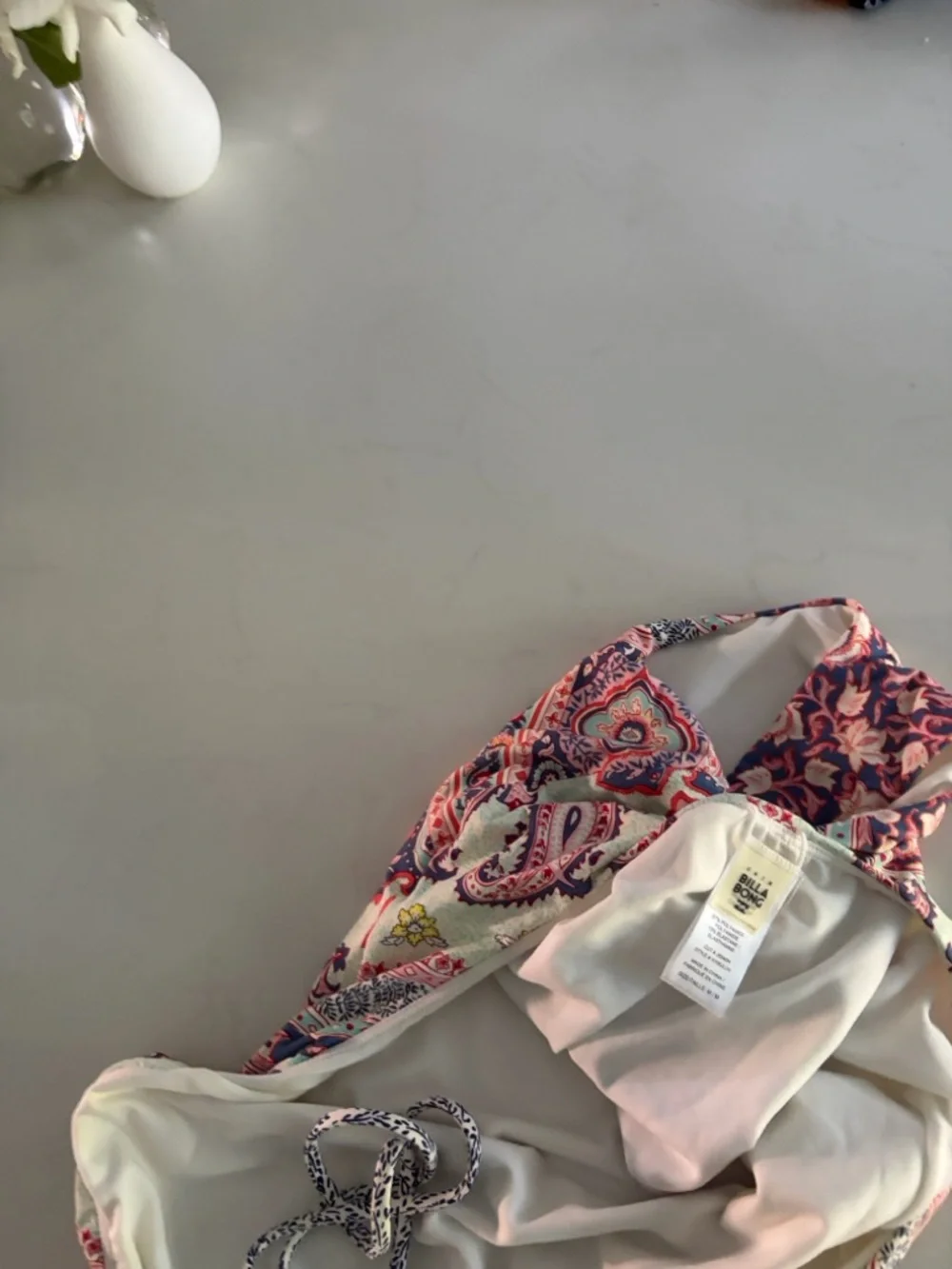 Billabong Paisley Halter One-Piece Swimsuit Medium - Picture 7 of 7